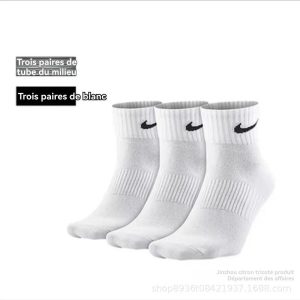 Chaussettes Et Sous-Vêtements  Homme/Femme | Everyday Cushioned Chaussettes Et Sous-Vêtements Blanc