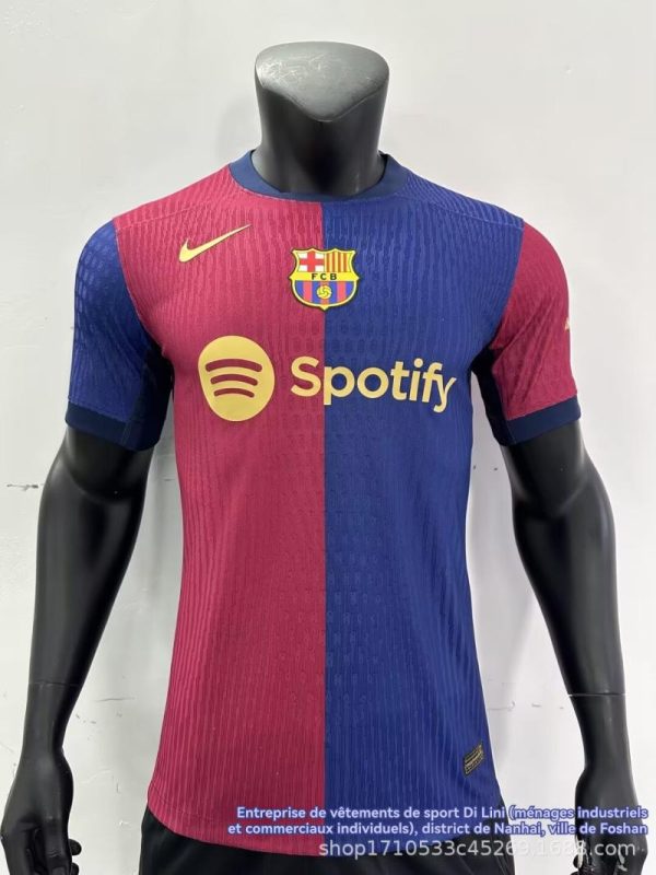 Hauts Et Tee-Shirts  Homme | Fc Barcelone 2024/25 Match Domicile Hauts Et Tee-Shirts Club Gold