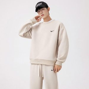 Sweats À Capuche Et Sweat-Shirts  Homme | Solo Swoosh Homme Blanc